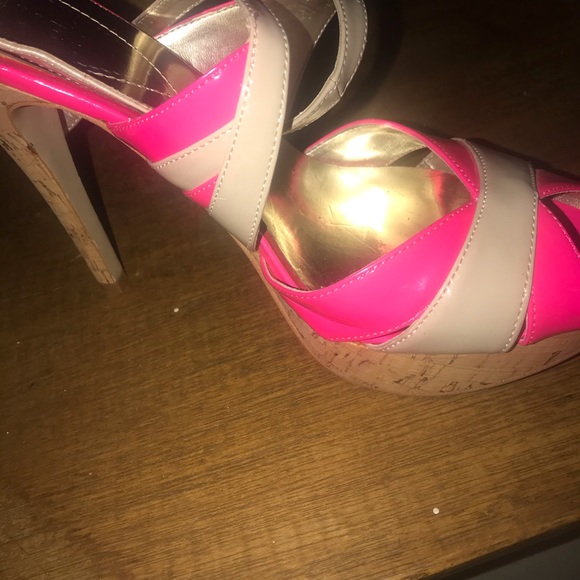 Guess cork platforms Sandles - Picture 6 of 7